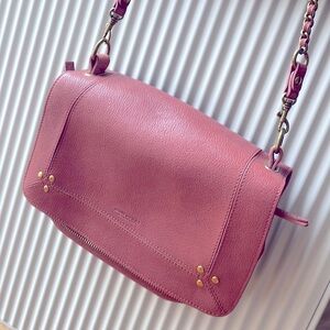 Jerome Dreyfuss Paris pink Bobi leather crossbody
